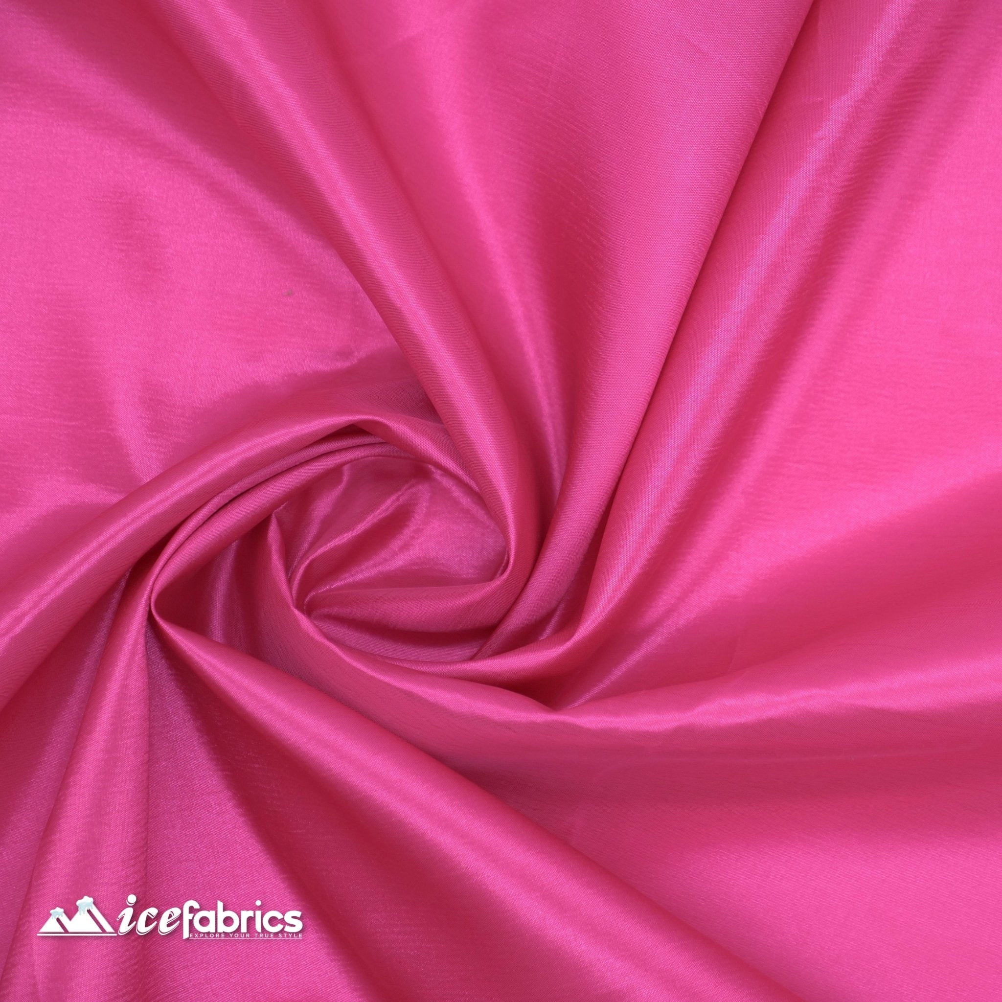 Taffeta Fabric By The Roll (20 yards)Taffeta Wholesale FabricTaffeta FabricICEFABRICICE FABRICSHot PinkBy The Roll (60" Wide)Taffeta Fabric By The Roll (20 yards)Taffeta Wholesale Fabric ICEFABRIC