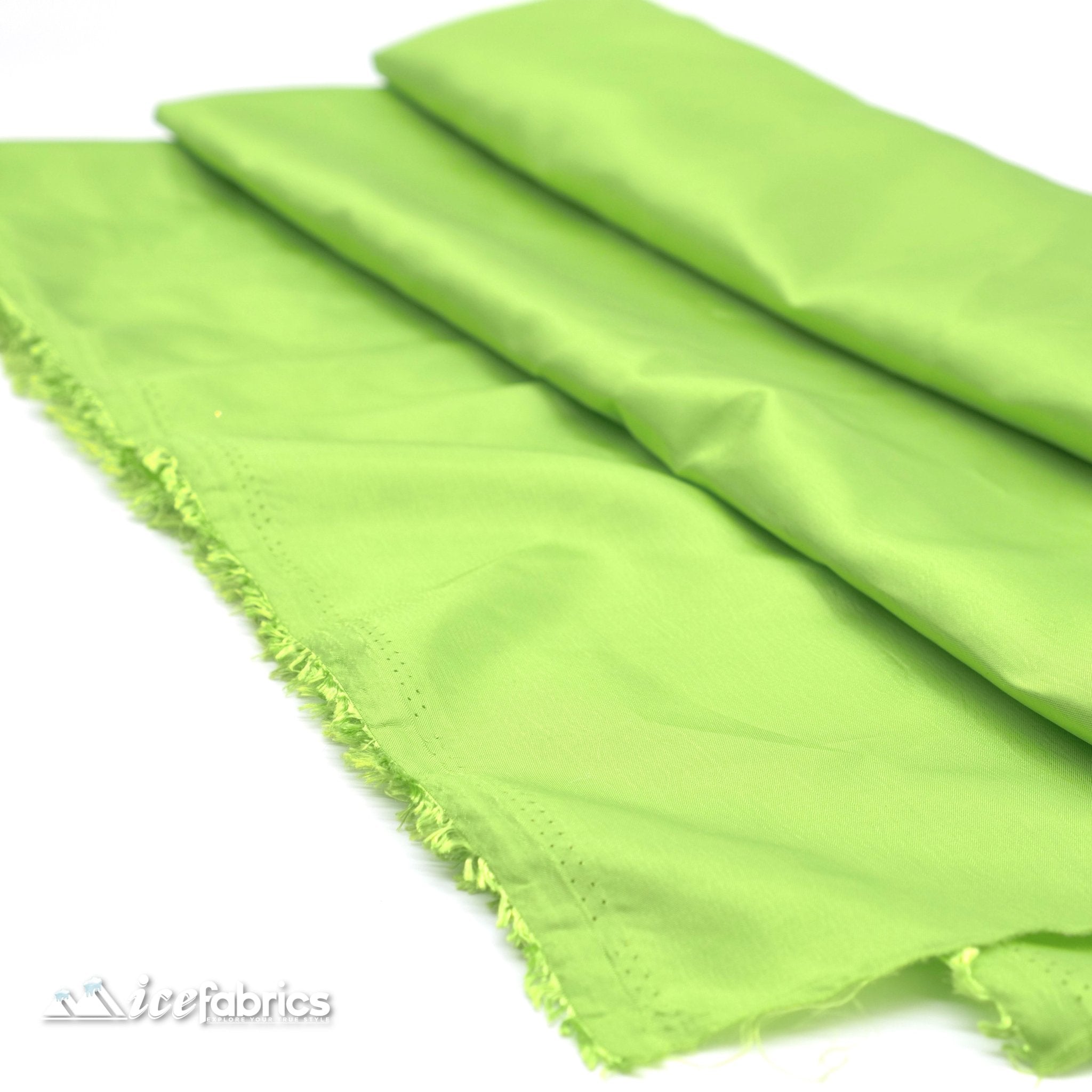 Taffeta Fabric By The Roll (20 yards)Taffeta Wholesale FabricTaffeta FabricICEFABRICICE FABRICSLime GreenBy The Roll (60" Wide)Taffeta Fabric By The Roll (20 yards)Taffeta Wholesale Fabric ICEFABRIC