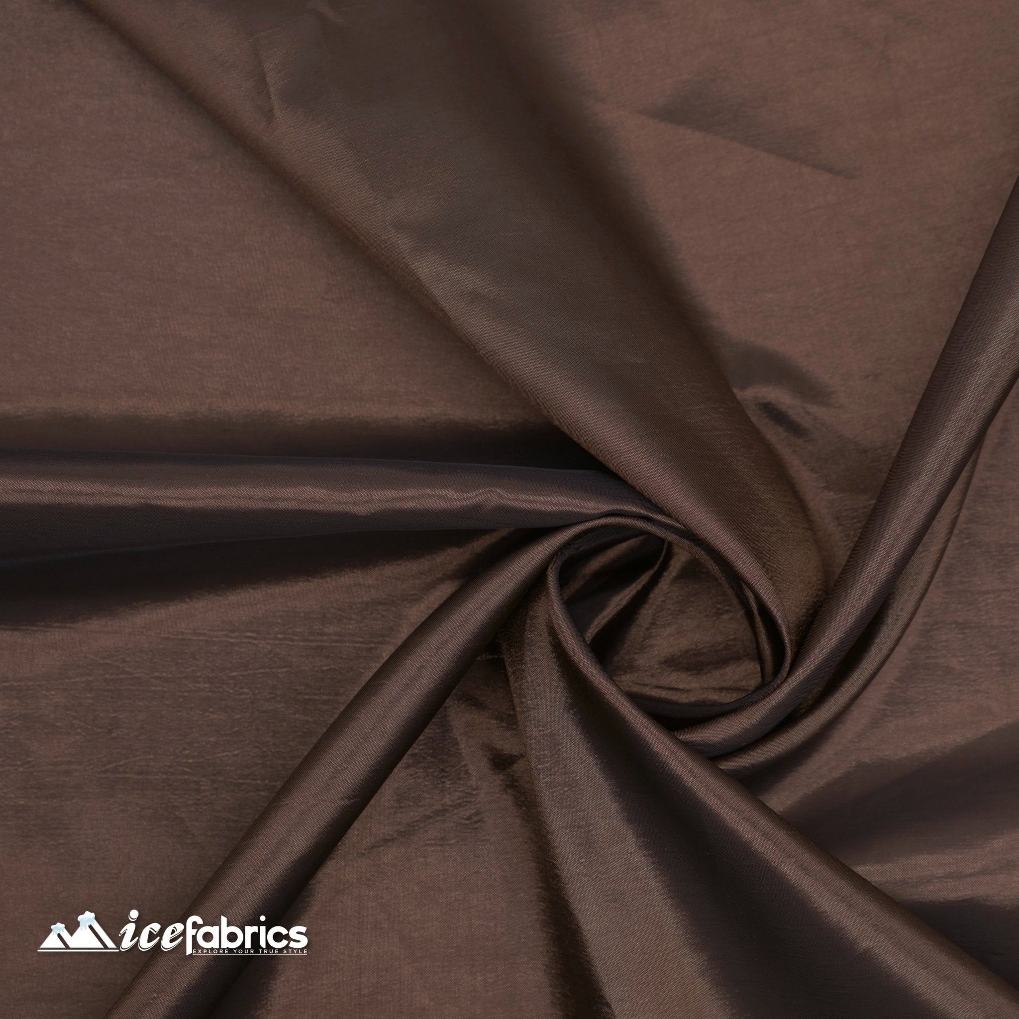 Taffeta Fabric By The Roll (20 yards)Taffeta Wholesale FabricTaffeta FabricICEFABRICICE FABRICSBrownBy The Roll (60" Wide)Taffeta Fabric By The Roll (20 yards)Taffeta Wholesale Fabric ICEFABRIC