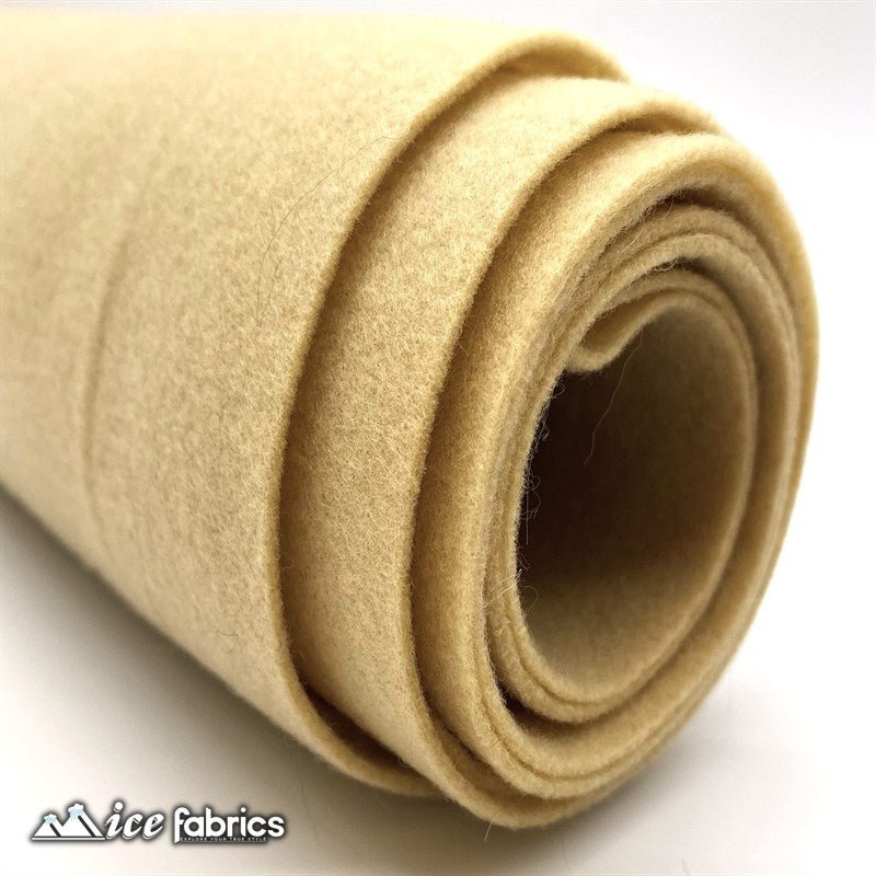 Taupe Acrylic Wholesale Felt Fabric 1.6mm ThickICE FABRICSICE FABRICSBy The Roll (72" Wide)Taupe Acrylic Wholesale Felt Fabric (20 Yards Bolt ) 1.6mm Thick ICE FABRICS