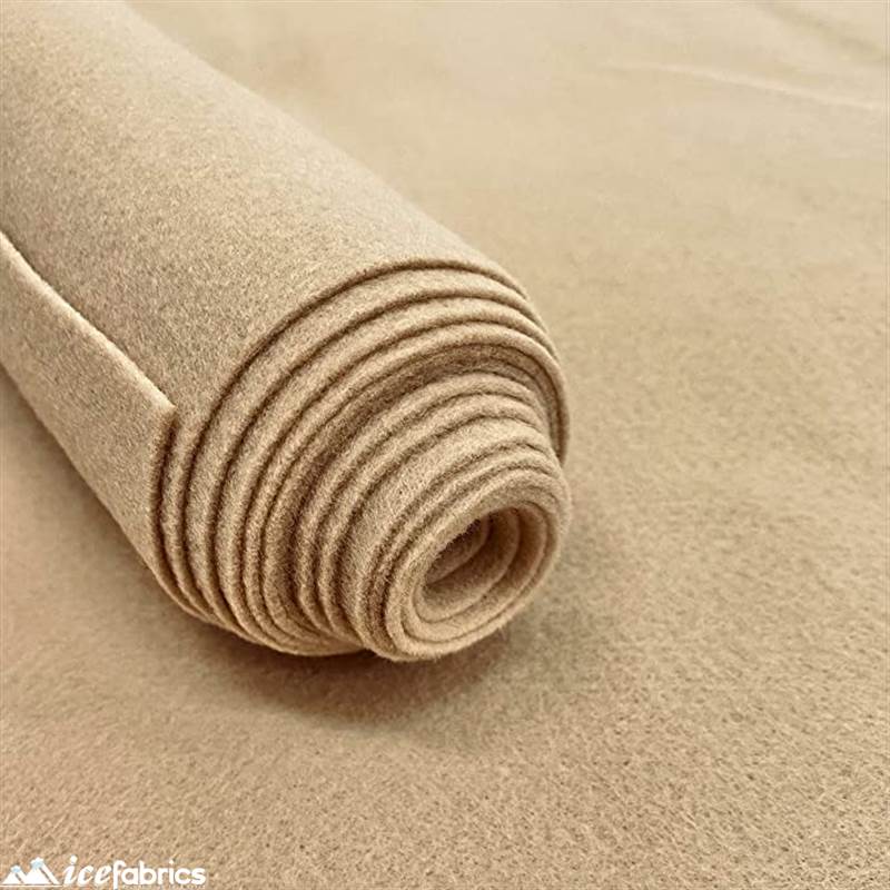 Taupe Crafts Acrylic Felt Fabric | 72” Wide | 36” LongICE FABRICSICE FABRICSBy The Yard1.6mm ThickTaupe Crafts Acrylic Felt Fabric | 72” Wide | 36” Long ICE FABRICS