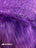 Purple Tinsel Long Pile Mongolian Faux Fur Fabric By The Yard Fashion Fabric