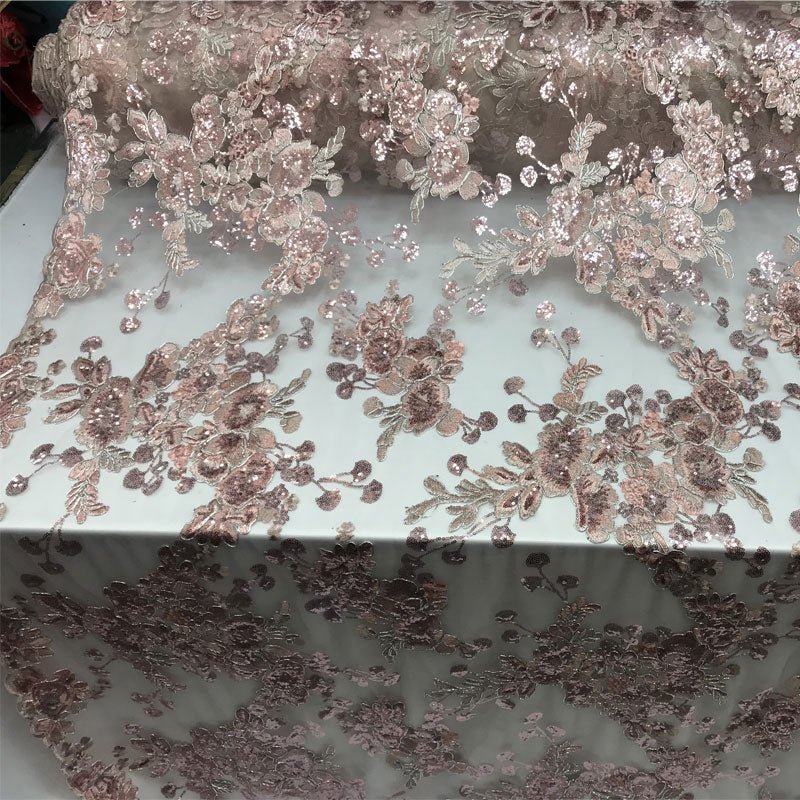 Transparent Prom Design Bridal Mesh Lace Embroidered Wedding FabricICE FABRICSICE FABRICSMintTransparent Prom Design Bridal Mesh Lace Embroidered Wedding Fabric ICE FABRICS