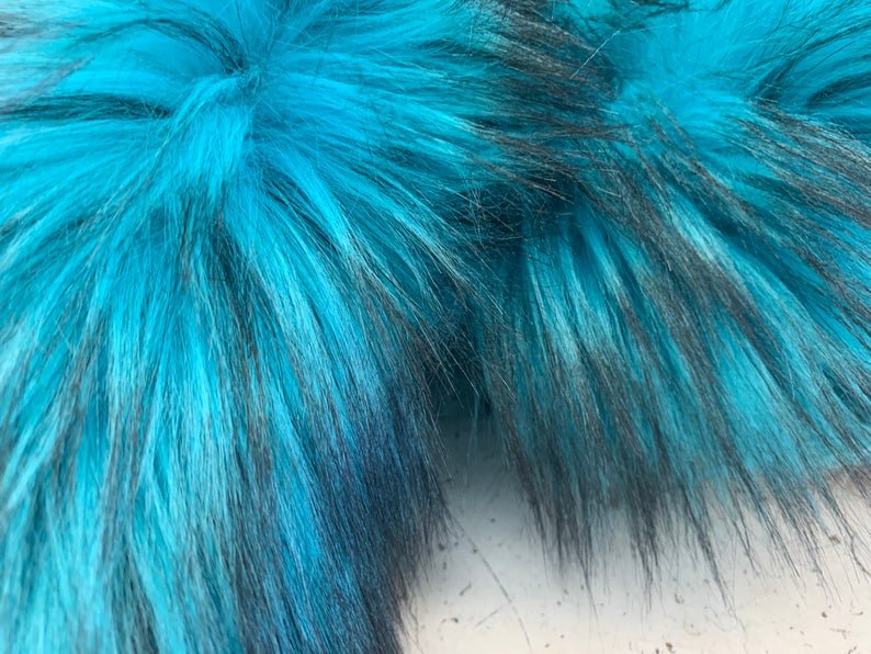 Turquoise Husky Faux Fur Fabric - Shaggy Fur Luxury FabricICE FABRICSICE FABRICSBy The Yard (60 inches Wide)Turquoise Husky Faux Fur Fabric - Shaggy Fur Luxury Fabric ICE FABRICS
