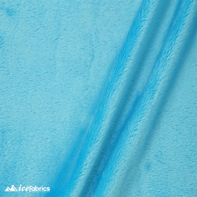Turquoise Ice Fabrics Minky Fabric Wholesale _ 3 mmICE FABRICSICE FABRICSBy The Roll (60 inches Wide)Turquoise Ice Fabrics Minky Fabric Wholesale _ 3 mm (20 Yards Bolt ) ICE FABRICS