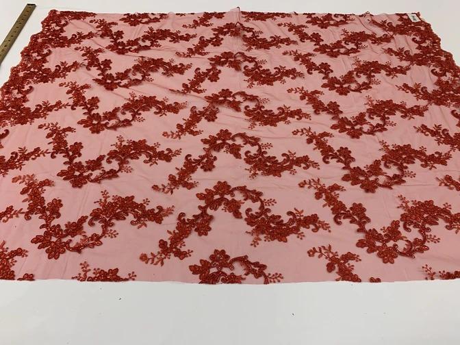 Veil Gowns Fabric Sold By The Yard | French Embroidered Mesh LaceICEFABRICICE FABRICSRedVeil Gowns Fabric Sold By The Yard | French Embroidered Mesh LaceICEFABRICICE FABRICSRedVeil Gowns Fabric Sold By The Yard | French Embroidered Mesh Lace ICEFABRIC
