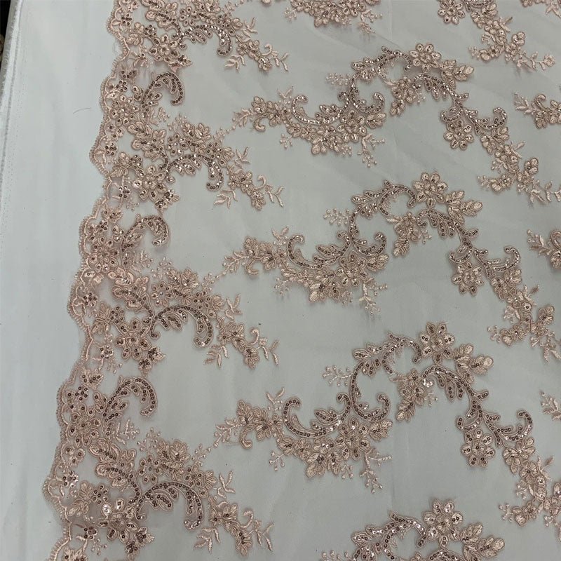 Veil Gowns Fabric Sold By The Yard | French Embroidered Mesh LaceICEFABRICICE FABRICSBlushVeil Gowns Fabric Sold By The Yard | French Embroidered Mesh LaceICEFABRICICE FABRICSBlushVeil Gowns Fabric Sold By The Yard | French Embroidered Mesh Lace ICEFABRIC