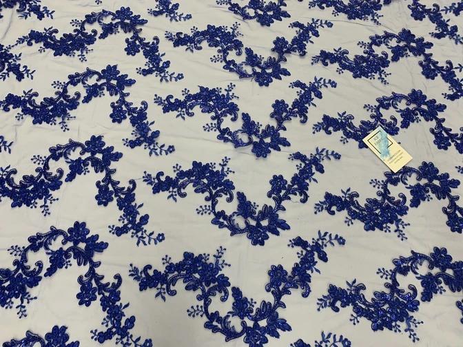 Veil Gowns Fabric Sold By The Yard | French Embroidered Mesh LaceICEFABRICICE FABRICSRoyal BlueVeil Gowns Fabric Sold By The Yard | French Embroidered Mesh LaceICEFABRICICE FABRICSRoyal BlueVeil Gowns Fabric Sold By The Yard | French Embroidered Mesh Lace ICEFABRIC