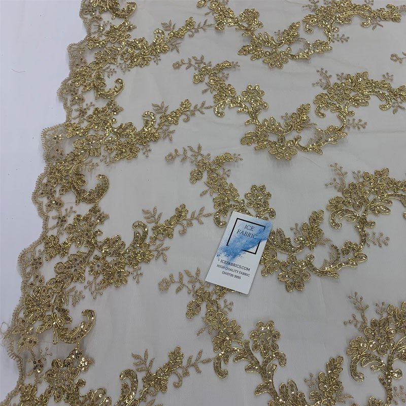 Veil Gowns Fabric Sold By The Yard | French Embroidered Mesh LaceICEFABRICICE FABRICSGold MetallicVeil Gowns Fabric Sold By The Yard | French Embroidered Mesh LaceICEFABRICICE FABRICSGold MetallicVeil Gowns Fabric Sold By The Yard | French Embroidered Mesh Lace ICEFABRIC