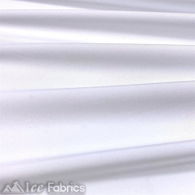 White 4 Way Stretch Nylon Spandex Fabric WholesaleICE FABRICSICE FABRICSBy The Roll (72" Wide)White 4 Way Stretch Nylon Spandex Fabric Wholesale ICE FABRICS