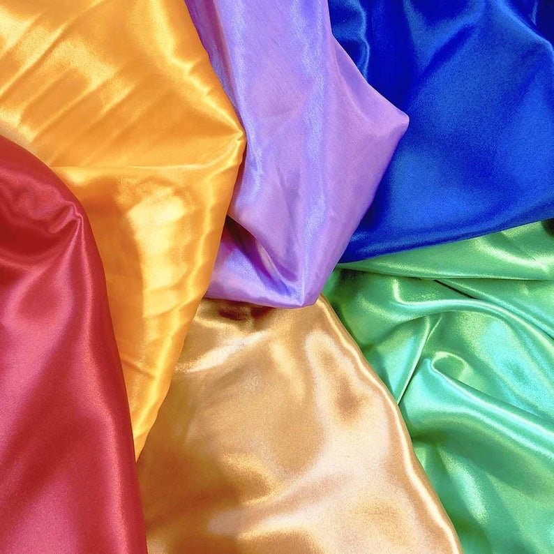 White CHARMEUSE Stretch Satin Fabric By The Yard For Dress, Decor and CraftsSatin FabricICEFABRICICE FABRICS1White CHARMEUSE Stretch Satin Fabric By The Yard For Dress, Decor and Crafts ICEFABRIC