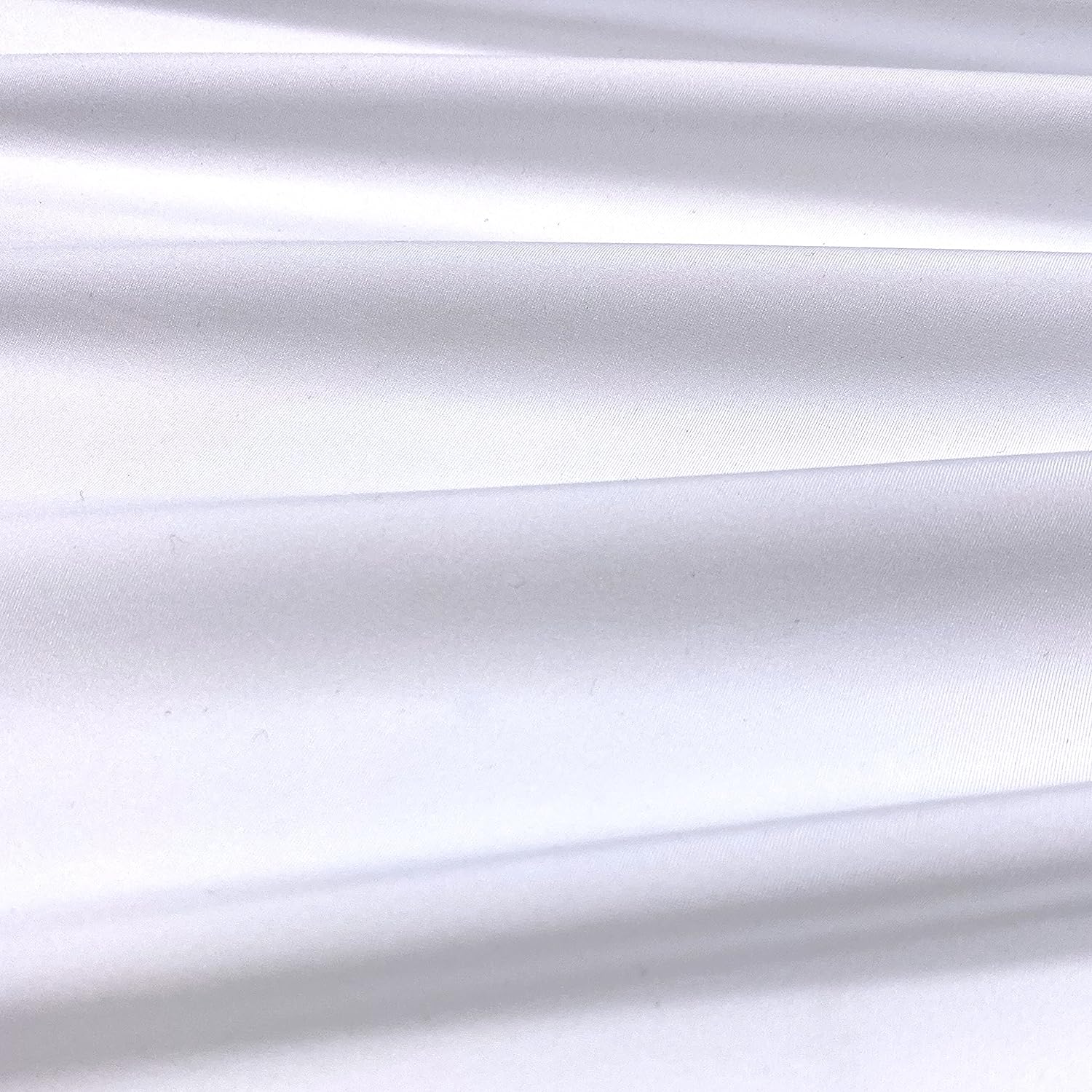 White Jordan 4 Way Stretch Fabric Shiny Nylon SpandexICE FABRICSICE FABRICSBy The Yard (58" Width)White Jordan 4 Way Stretch Fabric Shiny Nylon Spandex ICE FABRICS