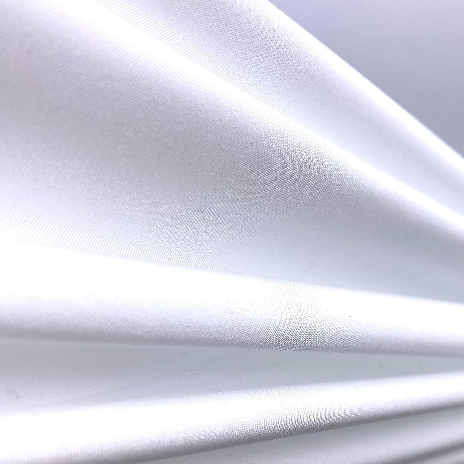 White Luxury Nylon Spandex Fabric By The YardICE FABRICSICE FABRICSBy The Yard (58" Width)White Luxury Nylon Spandex Fabric By The Yard ICE FABRICS