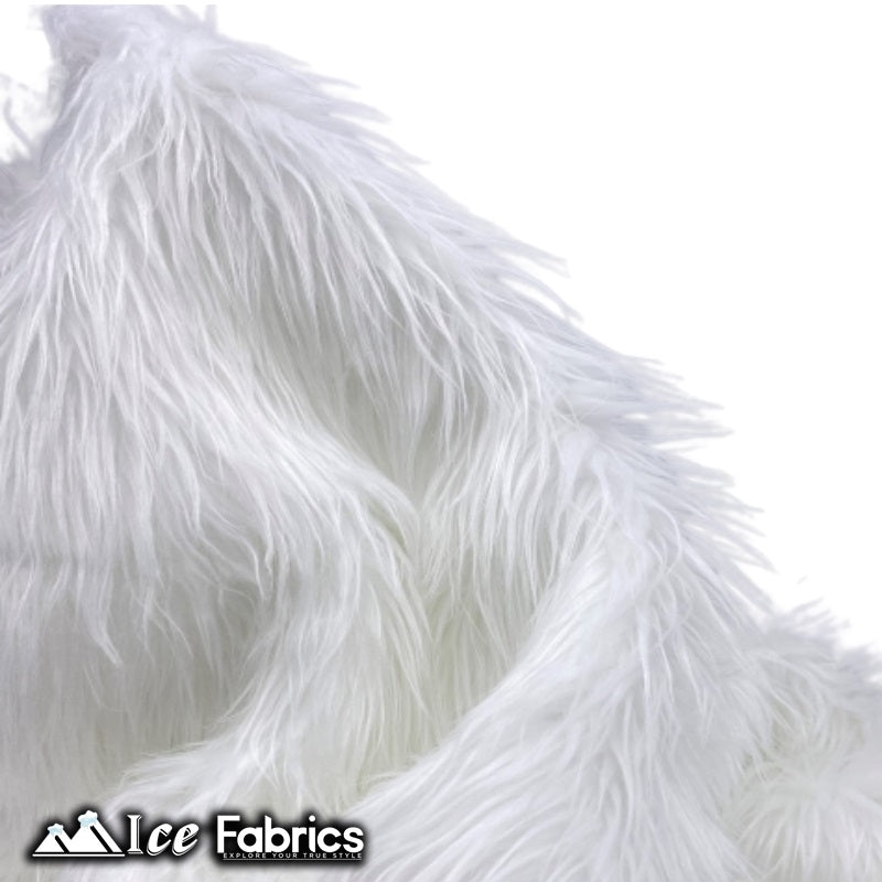 White Mohair Faux Fur Fabric Wholesale (20 Yards Bolt)ICE FABRICSICE FABRICSLong pile 2.5” to 3”20 Yards Roll (60” Wide )White Mohair Faux Fur Fabric Wholesale (20 Yards Bolt) ICE FABRICS