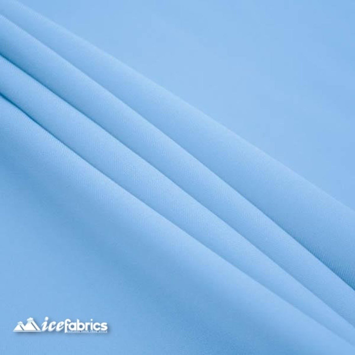 Wholesale Poly Poplin Fabric Baby BlueICE FABRICSICE FABRICSBy The Roll (60" Wide)Wholesale Baby Blue Poly Poplin Fabric ICE FABRICS