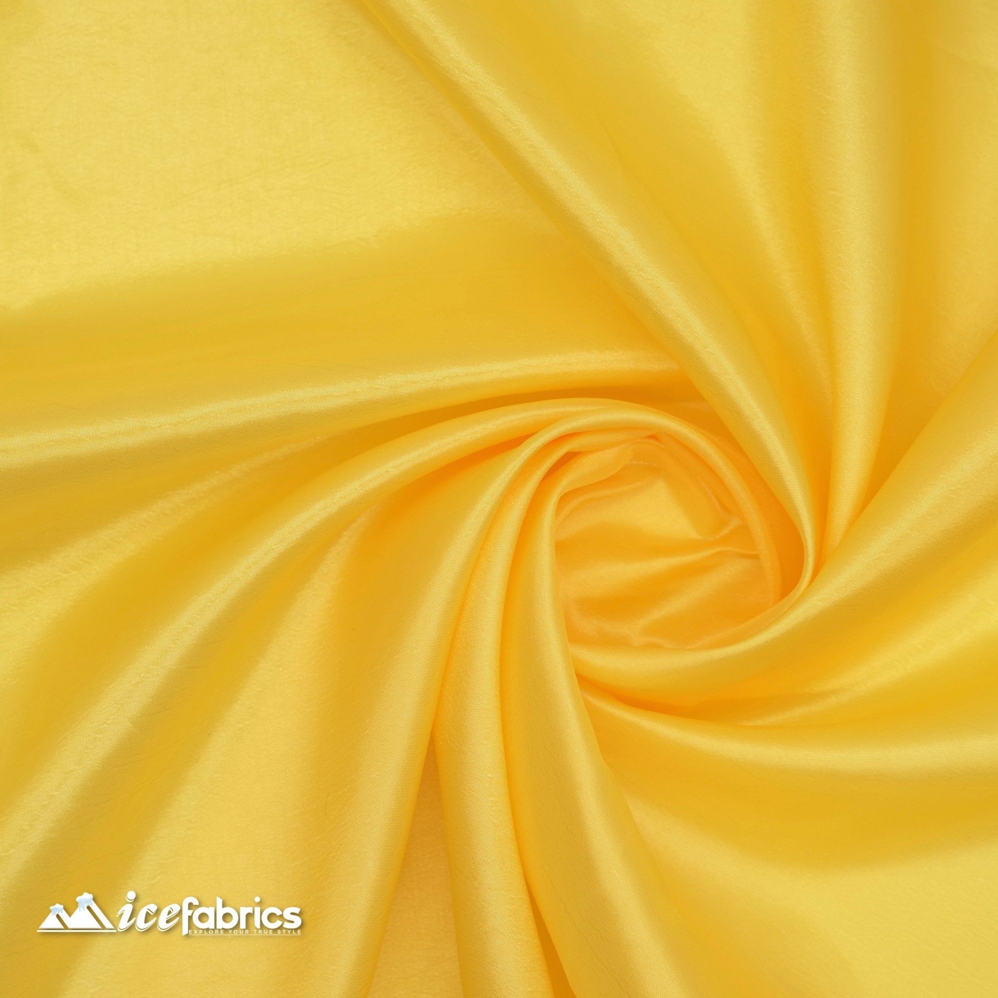 Yellow Luxury Solid/ Taffeta Fabric / Fashion FabricTaffeta FabricICEFABRICICE FABRICSYellowPer YardYellow Luxury Solid/ Taffeta Fabric / Fashion Fabric ICEFABRIC