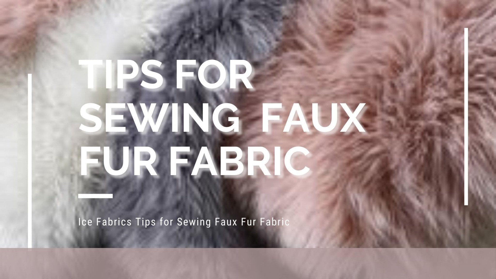6 Best Sewing Projects and Uses for Faux Fur Fabric - ICE FABRICS