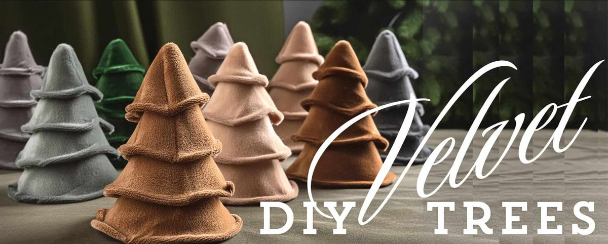 Create Cozy Velvet Fabric Trees: A Chic DIY Home Decor
