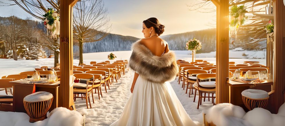 Faux Fur for a Winter Wedding - Ice Fabrics
