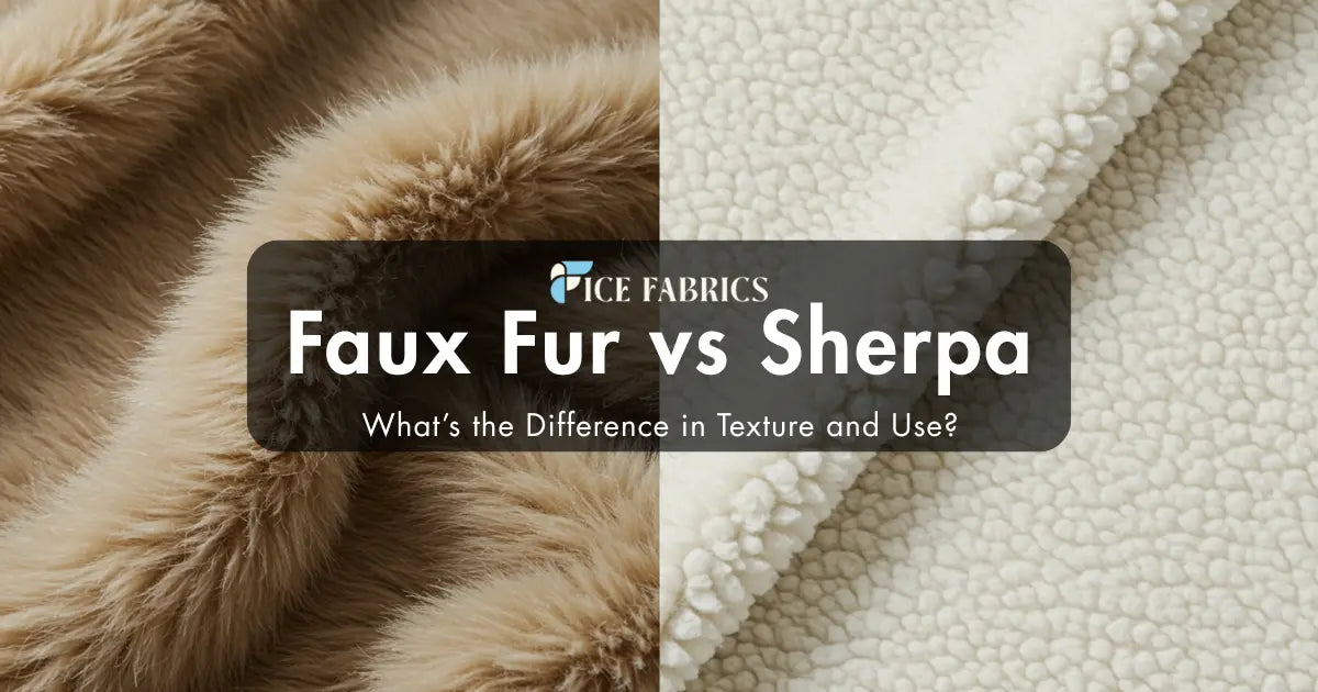 Faux Fur vs Sherpa fabric