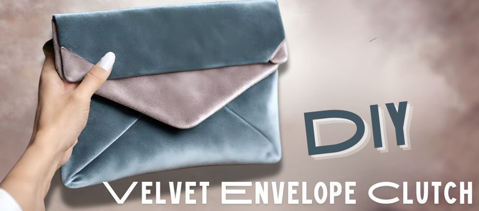 Step-by-Step Guide to Making a Velvet Envelope Clutch - Ice Fabrics
