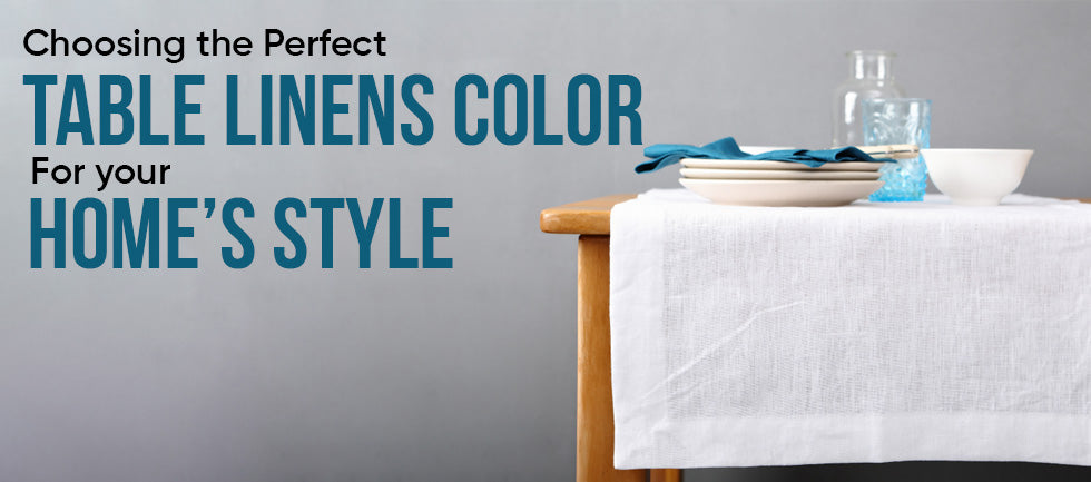 the Perfect Table Linens Color - Ice Fabrics