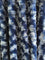 Navy Minky Rose Rosebud Fabric Blanket Fabric