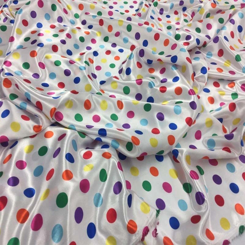 1/2 Inch Polka Dot Satin/ Fabric By The Roll / 20 Yards / Wholesale FabricSatin FabricICEFABRICICE FABRICSMulti color60" Wide1/2 Inch Polka Dot Satin/ Fabric By The Roll / 20 Yards / Wholesale Fabric ICEFABRIC | Off white and Multi Dot
