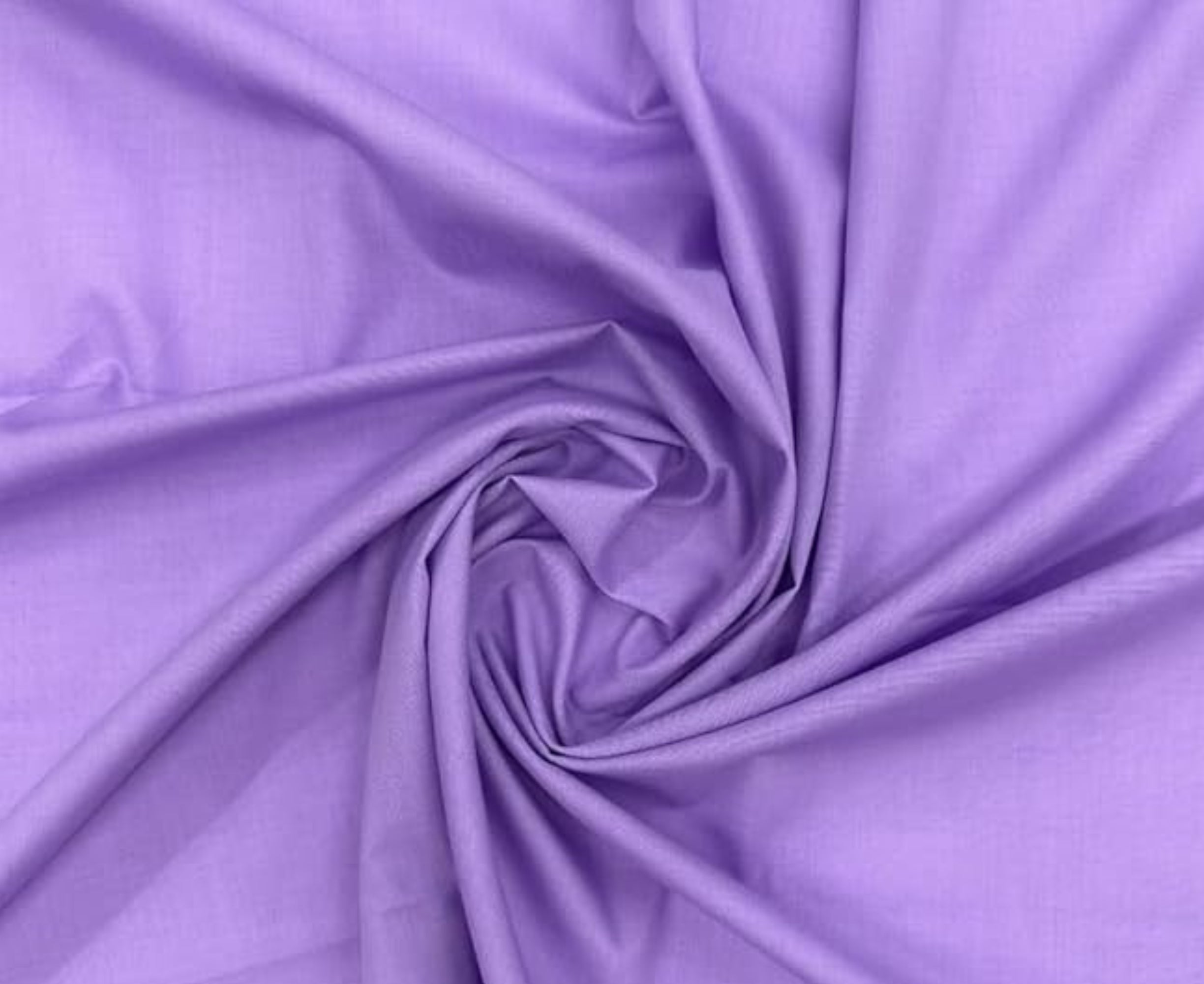 Lilac Broadcloth Polyester Cotton Fabric | Poly Cotton Fabric