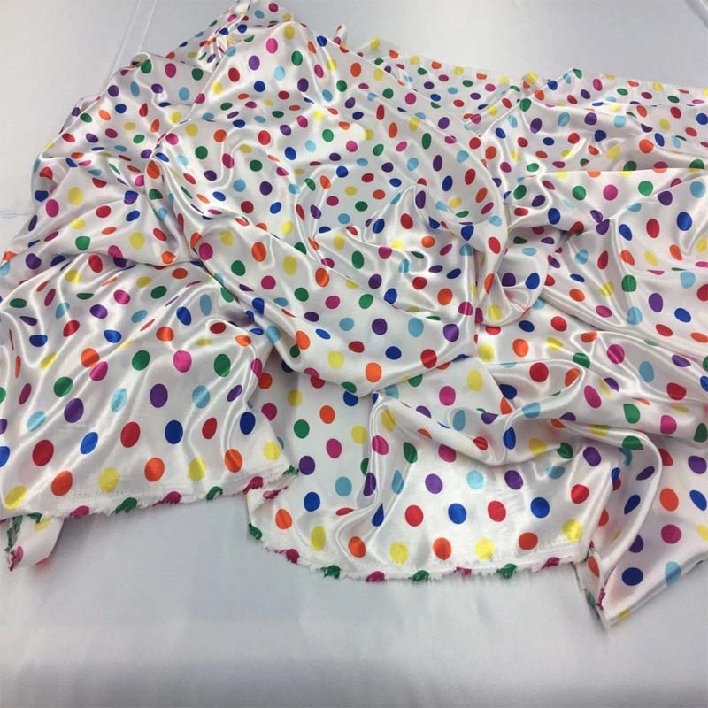 1/2 Inch Polka Dot Satin/ Fabric By The Roll / 20 Yards / Wholesale FabricSatin FabricICEFABRICICE FABRICSMulti color60" Wide1/2 Inch Polka Dot Satin/ Fabric By The Roll / 20 Yards / Wholesale Fabric ICEFABRIC | Off white and Multi Dot