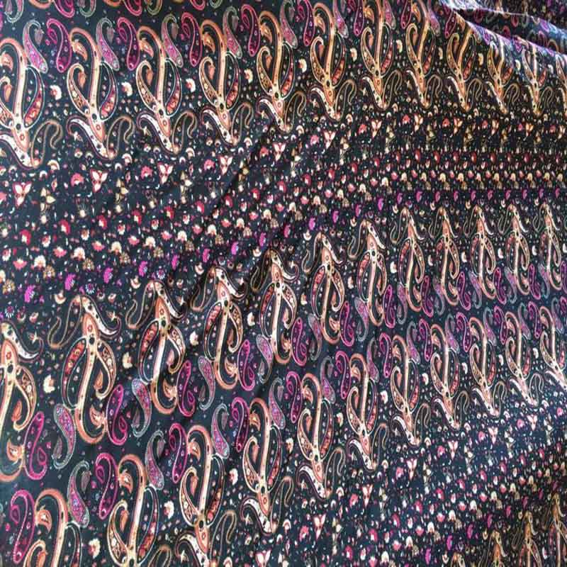 100% Rayon Gorgeous Eurasian Inspired Print Paisleys With Hues Of Browns and Fuchsia. 58-60 Inches WideChallis FabricICEFABRICICE FABRICS100% Rayon Gorgeous Eurasian Inspired Print Paisleys With Hues Of Browns and Fuchsia. 58-60 Inches Wide ICEFABRIC