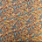 100% Rayon Challis Abstract Yellow, Maroon, Blue, And White Color Print 54 Inches Wide Fabric