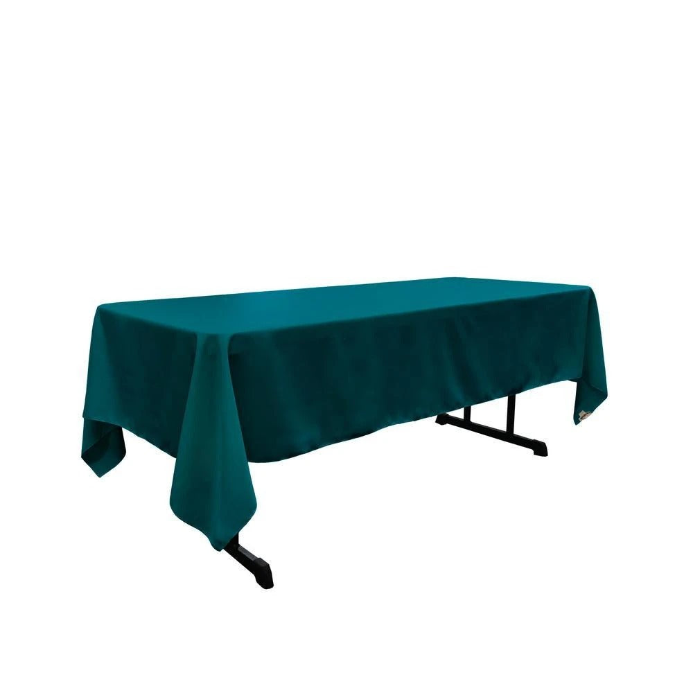 60 x 108-inch Polyester Solid Color Rectangular TableclothICEFABRICICE FABRICS1Dark Teal60 x 108-inch Polyester Solid Color Rectangular Tablecloth ICEFABRIC Dark Teal