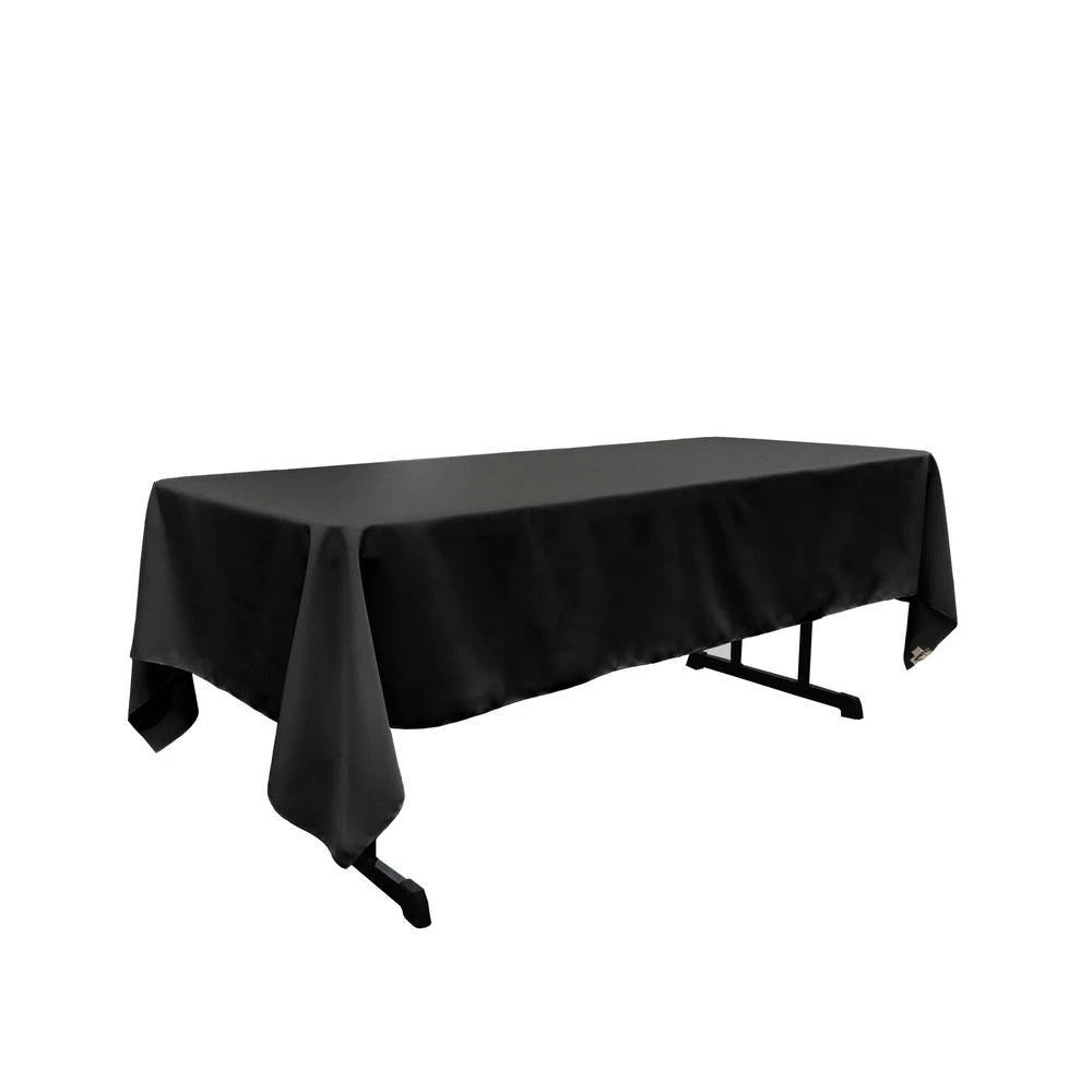 60 x 108-inch Polyester Solid Color Rectangular TableclothICEFABRICICE FABRICS1Black60 x 108-inch Polyester Solid Color Rectangular Tablecloth ICEFABRIC Black