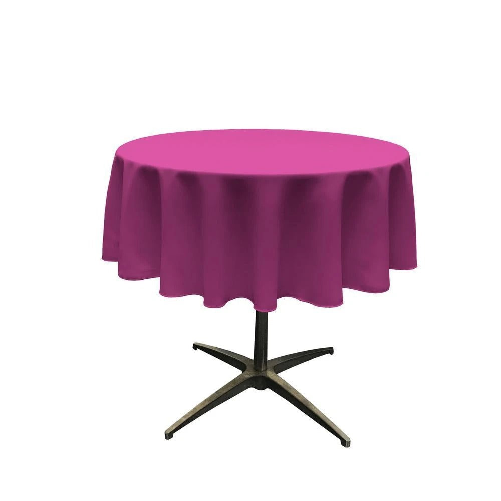 51-Inch Polyester Round Tablecloth (40 Colors)ICEFABRICICE FABRICS1Magenta51-Inch Polyester Round Tablecloth (40 Colors) ICEFABRIC Magenta
