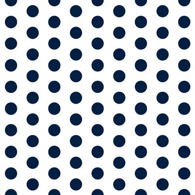 1/2" Polka Dot/Spot Poly Cotton Fabric By the YardCotton FabricICEFABRICICE FABRICSNavy Dot on white11/2" Polka Dot/Spot Poly Cotton Fabric By the Yard ICEFABRIC | White and Black Dot Polka