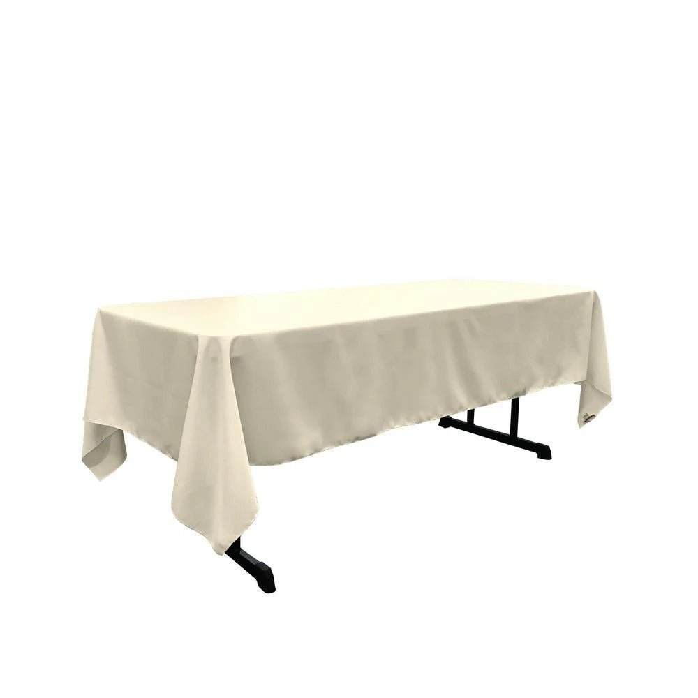 60 x 108-inch Polyester Solid Color Rectangular TableclothICEFABRICICE FABRICS1Ivory60 x 108-inch Polyester Solid Color Rectangular Tablecloth ICEFABRIC Ivory