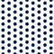 1 Inch Polk Dot Fabric / Poly Cotton Fabric / Navy Dot on White