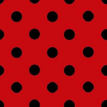 1-Inch Polka Dot/Spot Poly Cotton Fabric By The YardCotton FabricICEFABRICICE FABRICSBlack Dot on Red11-Inch Polka Dot/Spot Poly Cotton Fabric By The Yard ICEFABRIC Black Dot on Red