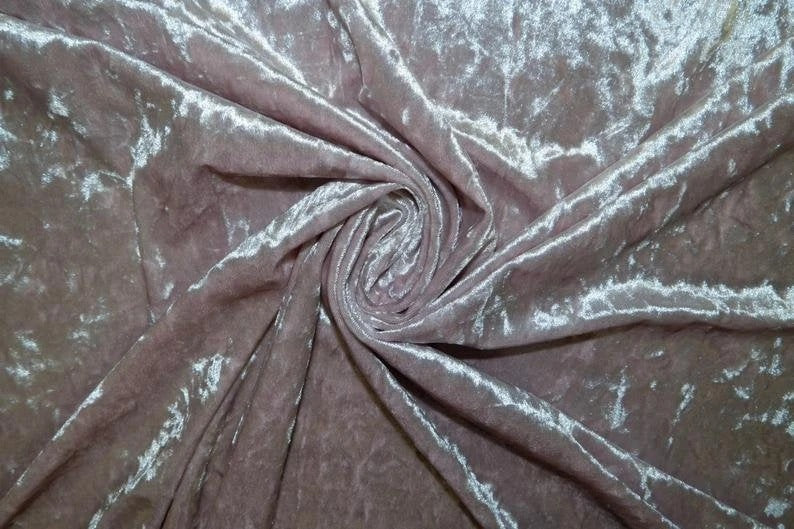 58/60 Inch Wide High-Quality Stretch Crushed Velvet Fabric By The YardVelvet FabricICEFABRICICE FABRICSBlush Pink158/60 Inch Wide High-Quality Stretch Crushed Velvet Fabric By The Yard ICEFABRIC Blush Pink