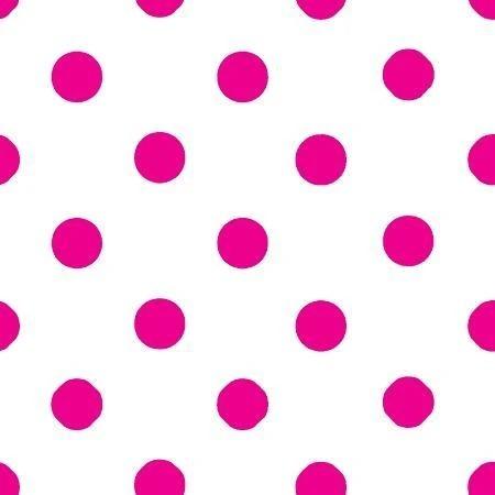 1 Inch Polk Dot Fabric / Poly Cotton Fabric / Pink Dot on WhiteCotton FabricICE FABRICSICE FABRICS1 Inch Polk Dot Fabric / Poly Cotton Fabric / Pink Dot on White ICE FABRICS