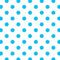 1 Inch Polk Dot Fabric / Poly Cotton Fabric / Blue Dot on White