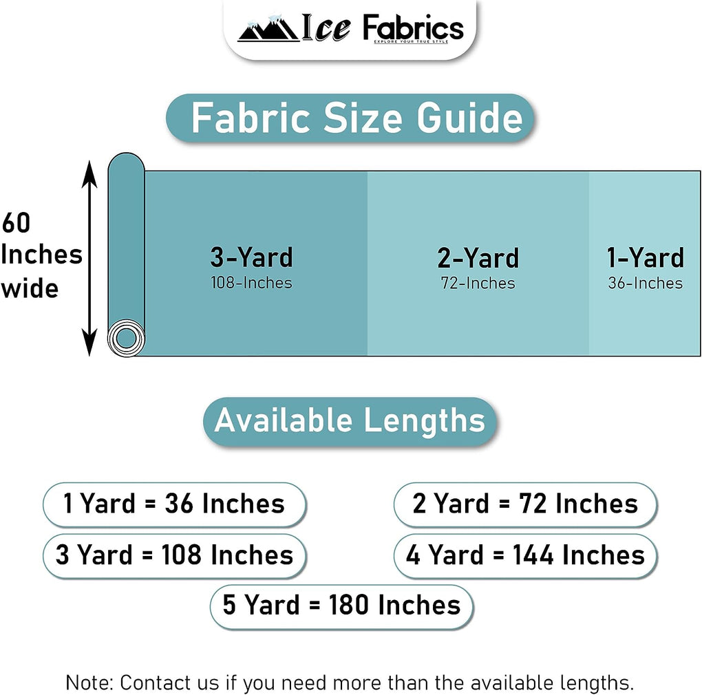 4 Way Stretch Nylon Spandex Fabric By The Roll (20 Yards ) ICE FABRICS |Off White