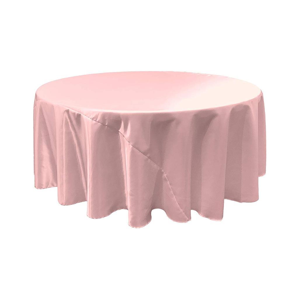 108-Inch Bridal Satin Round TableclothICEFABRICICE FABRICS1Light Pink108-Inch Bridal Satin Round Tablecloth ICEFABRIC | Peach