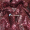 All Over Burgundy Mesh Glitz Mini Sequins Fabric