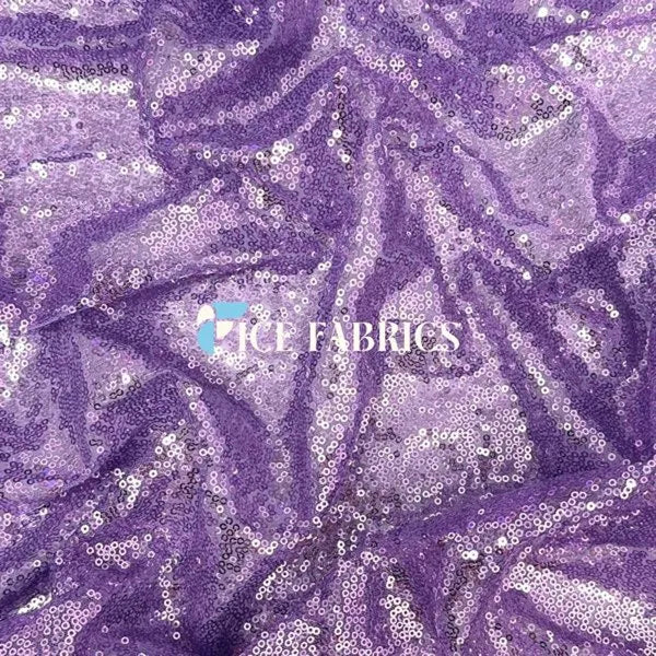 All Over Mini Sequin Fabric On Mesh By The Roll (20 yards) Fabric Wholesale