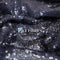 All Over Navy Blue Mesh Glitz Mini Sequins Fabric