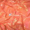 All Over Orange Iridescent Mesh Glitz Mini Sequins Fabric