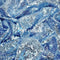 Perry Blue All Over Mini Sequin Fabric On Mesh