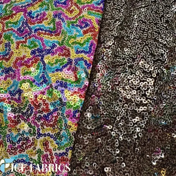 Luxurious Mesh Glitz Sequin Fabric By The Roll (20 yards) Fabric Wholesale